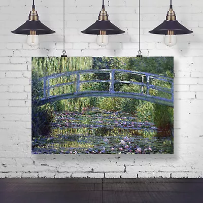 Claude Monet: The Japanese Footbridge. Fine Art Print/Poster • £5