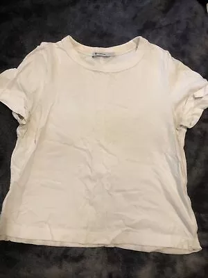 T Alexander Wang White T Shirt M • $9.60