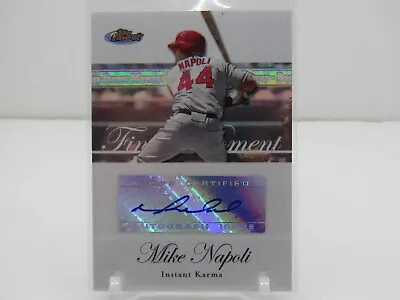 Mike Napoli 2007 Topps Finest Moments Autograph Auto! #3/25! Angels! • $23