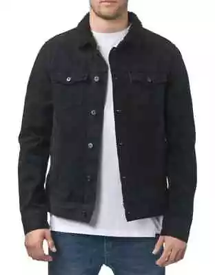 GLOBE Mens Black Denim Jacket  Size M - NEW • $45