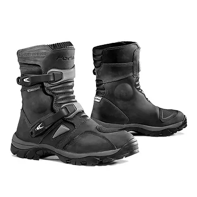 Motorcycle Boots | Forma Adventure Low Black Adv Waterproof Touring Dual Road • $249