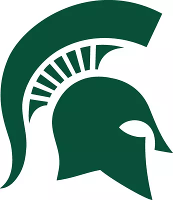 Michigan State Spartans  Spartan   Vinyl Decal 3  4  5  6  Green Or White • $2.75
