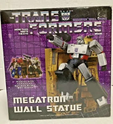 Transformers Decepticon Megatron Wall Statue Diamond Select ArtAsylum G1 MIB COA • $237.49