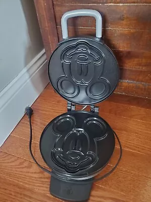 Disney Mickey Mouse Non Stick Iron Waffle Maker Model DCM-1 • $45