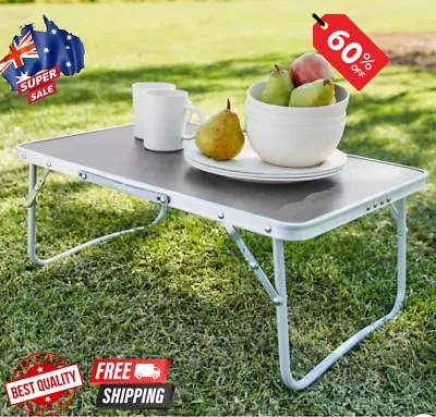 Camping Table Folding Aluminium Portable Picnic Outdoor Foldable BBQ Desk Mini • $18.90