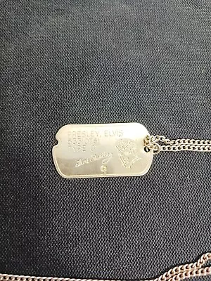 Elvis Presley Dog Tag Necklace • $19.95