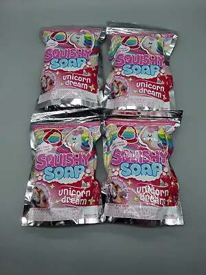 4 PACK Squishy Soap Mix & Mold Tropical Paradise (Rainbow Unicorn) • $37.60