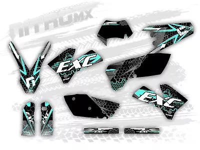 NitroMX Graphic Kit For KTM EXC EXC-F 125 250 300 450 525 2005 2006 2007 Enduro • $159.90