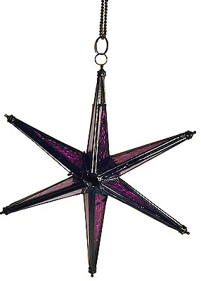 Star Of David CandleHolder Porch Window Lantern Beautiful Gift Nice 6 Points • $19.99