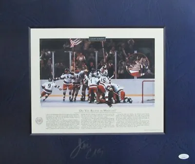 Jim Craig Signed 16x20 Photo February 22 1980 Miracle On Ice JSA 186193 • $109