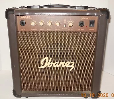 Ibanez ACA10 Electric Acoustic Guitar Practice Amp Amplifier Rare HTF • $74.63