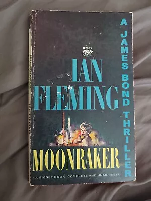 Moonraker Ian Fleming Signet 1963  Paperback A James Bond Thriller • $11