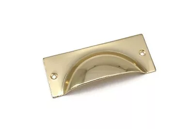 $7.25 • Buy Brass Antique Bin Pull Cup Cabinet Furniture Bin Pull File Cabinet Bin Pull