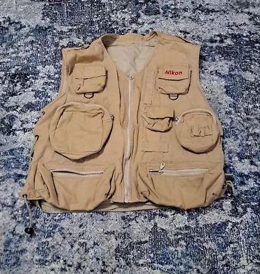 Nikon Camera Vest Size 2XL Tan Beige Read Description  • $89.99