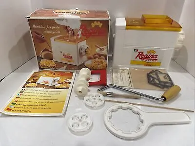 Villaware Marcato Atlas Regina Extruder Pasta Maker Vintage 1993 Manual • $12