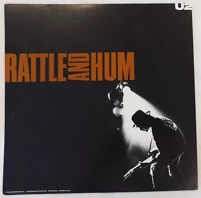 U2 - Rattle And Hum - Vinyl Album FLAT • $19.99