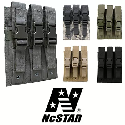 NcSTAR CVMP3030 Tactical MOLLE PALS Triple Hicap Extended Pistol Magazine Pouch  • $12.99