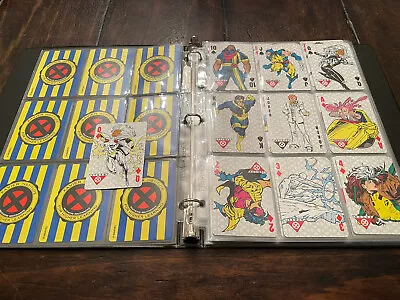 Marvel Vintage Comic Art X-Men Full Deck Of Playing Cards With Jokers 1993 • $39.99