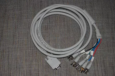 15 Pin VGA (D Sub) To 5 X BNC Cable Video Monitor Lead 3 M • £20