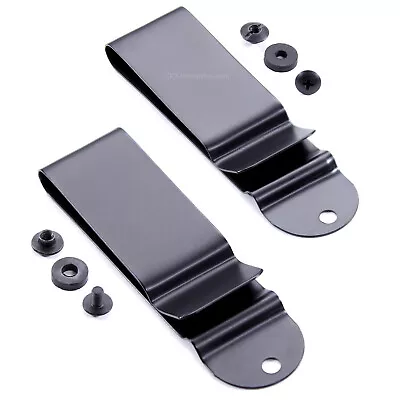 Metal Belt Clips - Model 1 - Holster Belt Clips (w/SPTHA Mounting Hardware) • $8.95