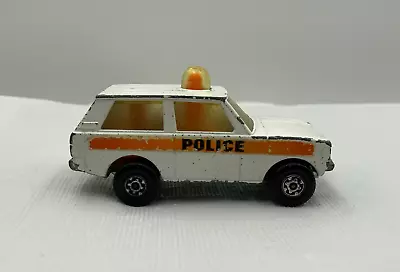 Vintage Matchbox Rolamatics Range Rover Police Patrol White Die Cast • $8.99