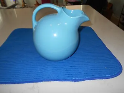 RARE Vintage Turquoise FIESTA 8  Ball Jug Service Water Pitcher N/MINT • $65