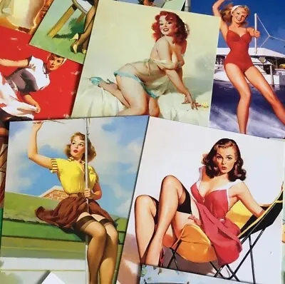 Gil Elvgren Full 30 Card Boxed Postcard Set Pin-Up Vintage Wholesale • $9