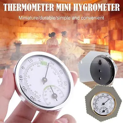 $3.28 • Buy Mini Analog Thermometer Hygrometer Humidity Meter Room Temperature Indoor 2023