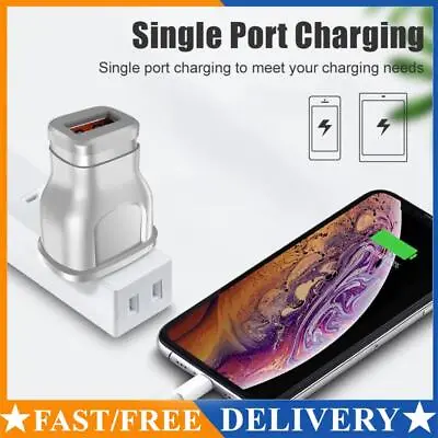 USB Charger Fast Charge For IPhone Samsung Phone Tablet Wall Adapter EU/US Plug  • $10.19
