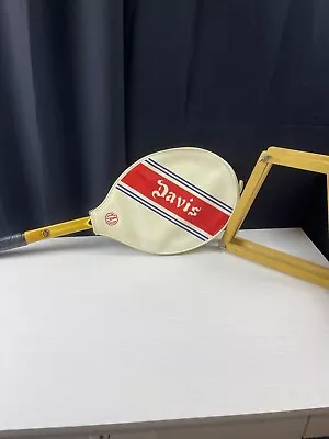 Vintage Tad Davis Clasic Original Clasiden Wood Tennis Racket With Cover • $80