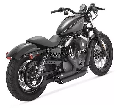 Vance & Hines Shortshots Staggered Black 2004-2013 Sportster XL Harley • $599.99