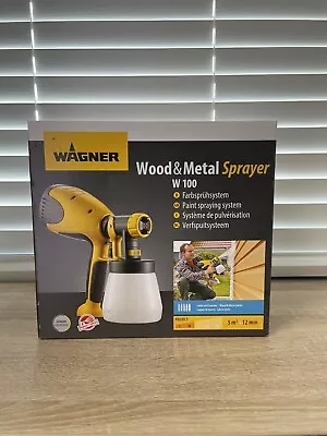 Wagner WAGW100 280W Wood & Metal Spray Gun - Yellow • £25