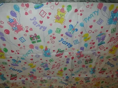 Flannel Back Vinyl PARTY Tablecloth Birthday Shower 52  X 90  Oblong • $16