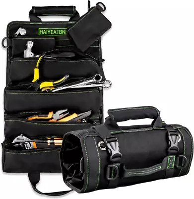 Heavy Duty Roll Up Organizer With 6 Tool Bags For Motorcycle And Truck • $33.39