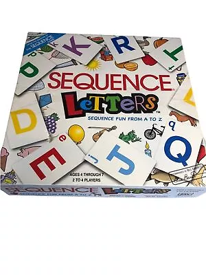 Sequence Letters Board Game Jax A To Z Fun 2009 Complete • $14