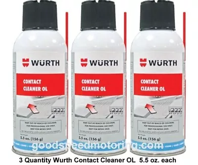 Wurth Contact Cleaner OL - 890101101 3 Pack • $74.97