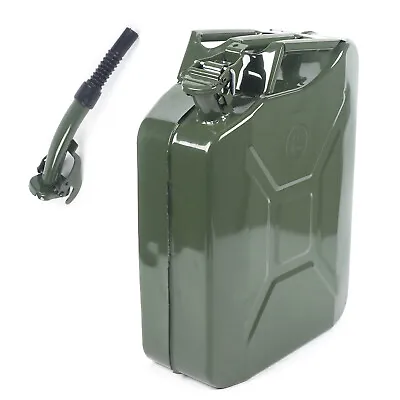 Fuel Can 5 Gallon 20L Gas Gasoline Fuel  Backup Metal Steel Tank Spill Proof • $39.90