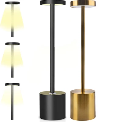 £12.95 • Buy Rechargeable Table Desk Lamp LED Touch Dimmable Bedroom Night Light ​Cordless