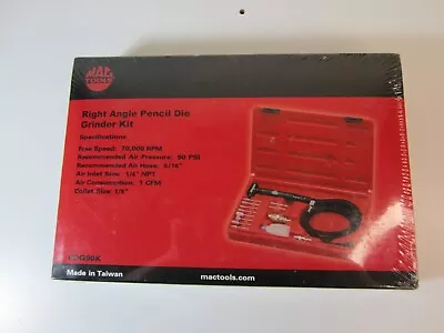 NEW MAC Tools Right Angle Pencil Die Grinder Kit PDG90K Air Grinding Tool **H1** • $209.99