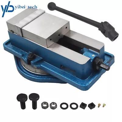 4'' Lockdown Vise Precision CNC Milling Machine Bench Clamping Vice W/Base • $72