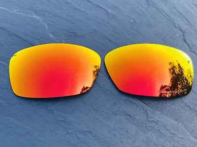 Etched Polarized Fire Red Custom Mirrored Replacement Oakley Hijinx Lenses • £12.99
