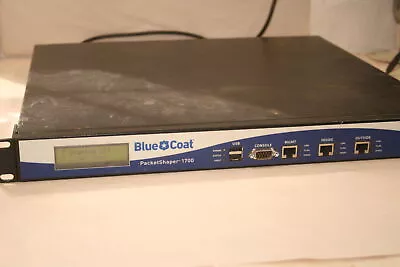 Blue Coat PacketShaper 1700 Cloud-Connected Network Management Appliance • $199.95