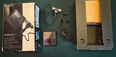 Sony MZ-M10 Walkman Black Portable HI-MD MiniDisc Player/Recorder • $299.55