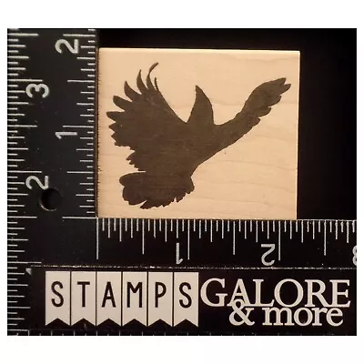 Memory Box Rubber Stamps SILHOUETTE BIRD IN FLIGHT EAGLE #BIN8 • $1.99