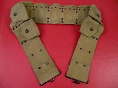 Pre-WWI US Army M1903 Mills Infantry Cartridge Belt Rimless Eagle Snaps - XLNT • $159.99