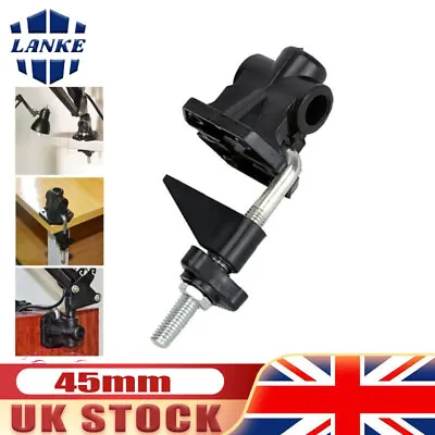 Desk Table Mounting Clamp Holder Stand Adjustable C-Clamp For Magnifier Lamp • £5.98