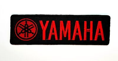 Embroidered Patch - Yamaha - Motorcycles - Racing - Red/Black - NEW - Iron-on • $6