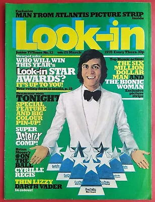 Look-in Magazine - 25 Mar 1978 Darth Vader Star Wars / Phil Lynott Thin Lizzy • £5