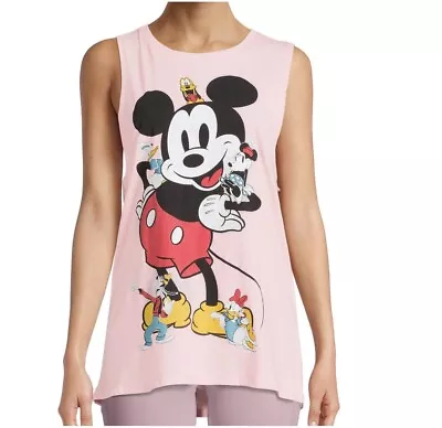 Disney Mickey And Friends Womens Junior Tank Top  Size S 3/5  NWT • $10.36