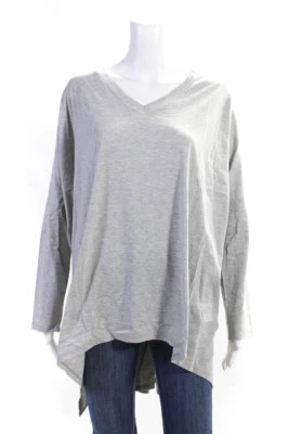 $29.01 • Buy Umgee USA Womens V Neck Long Sleeve Tunic Heather Gray Size XL